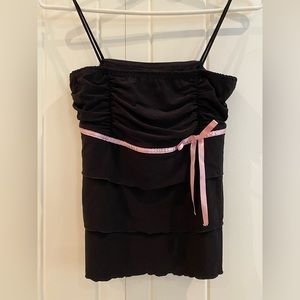 Flirty spaghetti-strap top